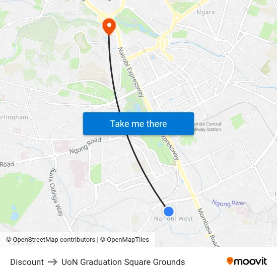 Discount to UoN Graduation Square Grounds map