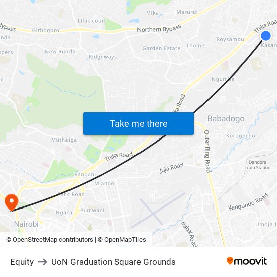 Equity to UoN Graduation Square Grounds map