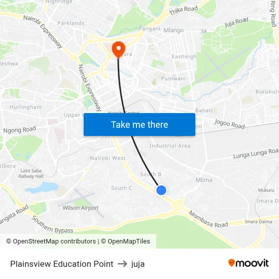Plainsview Education Point to juja map