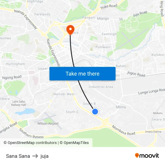 Sana Sana to juja map