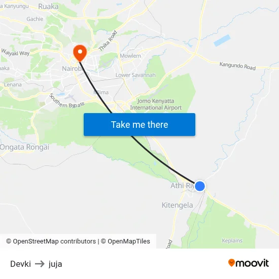 Devki to juja map