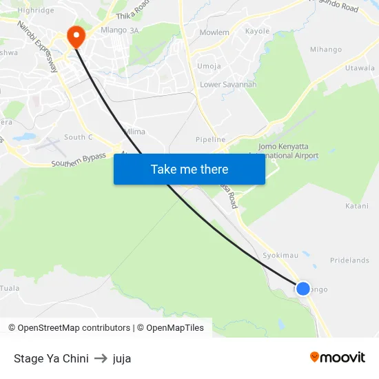 Stage  Ya Chini to juja map