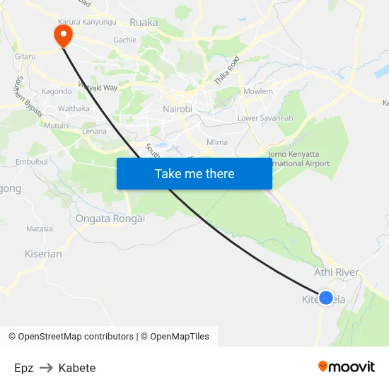 Epz to Kabete map