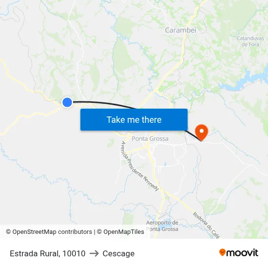 Estrada Rural, 10010 to Cescage map