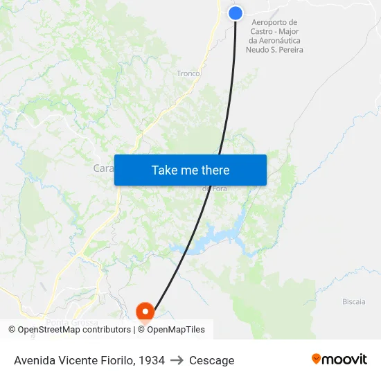 Avenida Vicente Fiorilo, 1934 to Cescage map