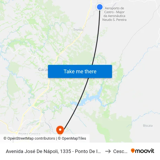 Avenida José De Nápoli, 1335 - Ponto De Integração 42 to Cescage map