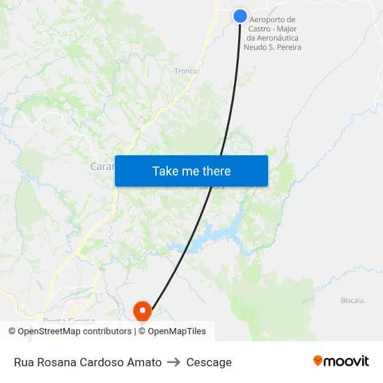 Rua Rosana Cardoso Amato to Cescage map