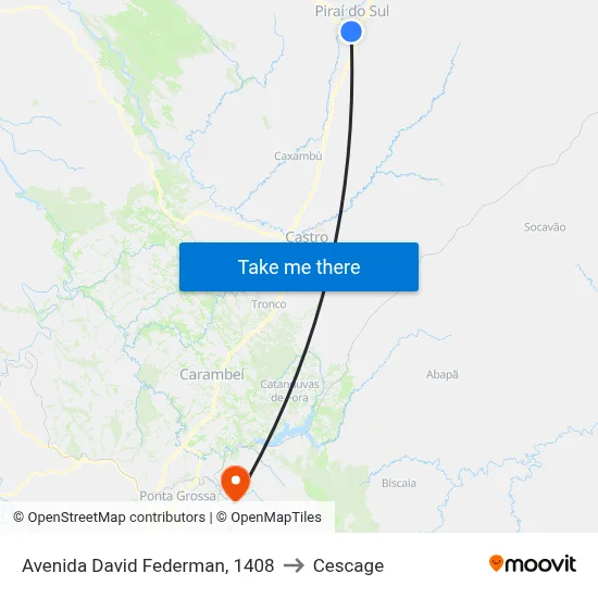 Avenida David Federman, 1408 to Cescage map