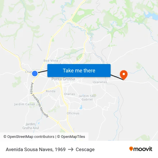 Avenida Sousa Naves, 1969 to Cescage map