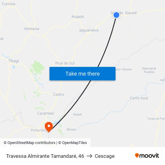 Travessa Almirante Tamandaré, 46 to Cescage map