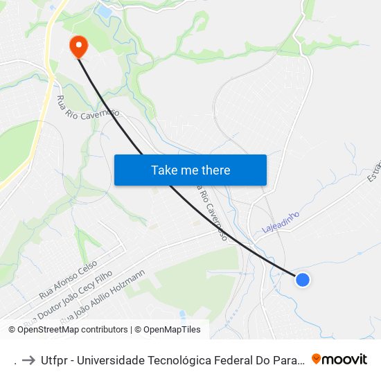 . to Utfpr - Universidade Tecnológica Federal Do Paraná map