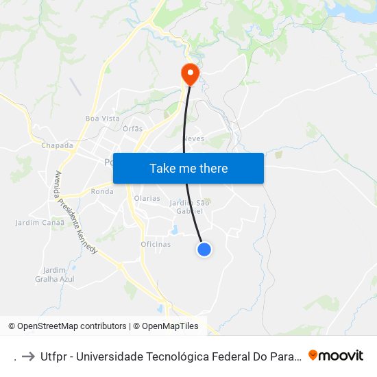 . to Utfpr - Universidade Tecnológica Federal Do Paraná map