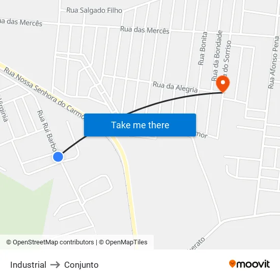 Industrial to Conjunto map