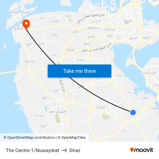 The Centre-1/Nuwaydrat to Diraz map