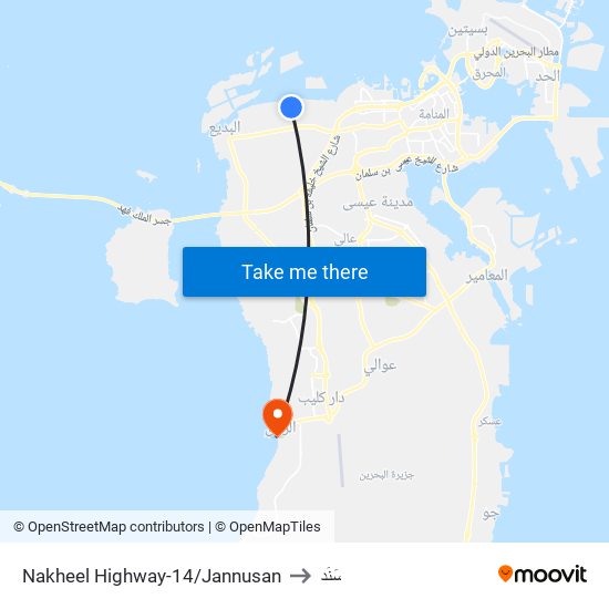 Nakheel Highway-14/Jannusan to سَنَد map