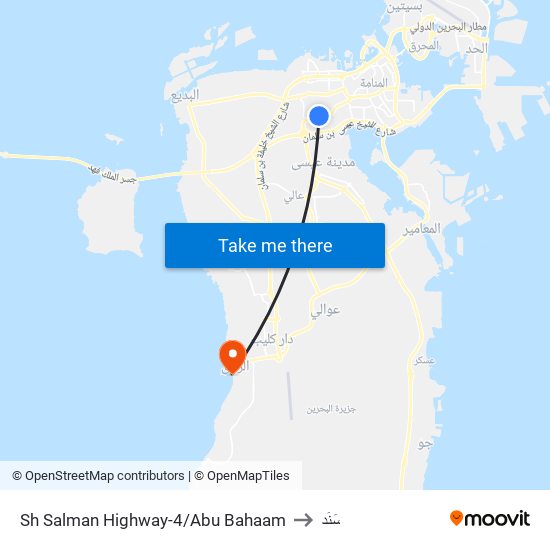 Sh Salman Highway-4/Abu Bahaam to سَنَد map