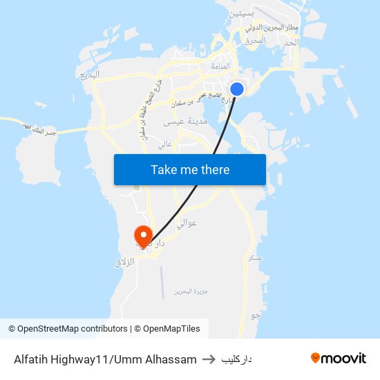 Alfatih Highway11/Umm Alhassam to داركليب map