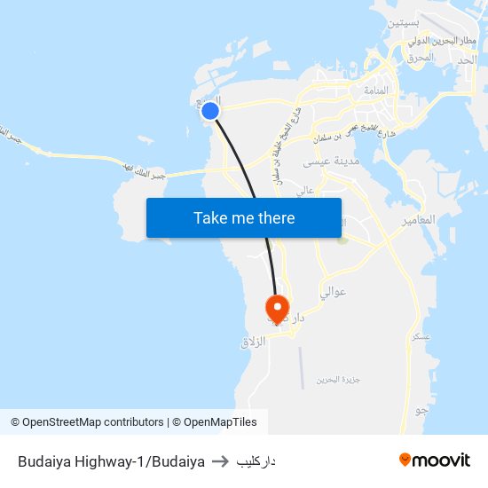 Budaiya Highway-1/Budaiya to داركليب map