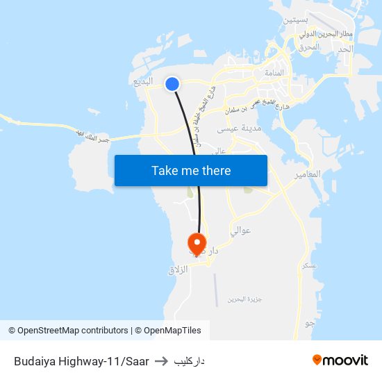 Budaiya Highway-11/Saar to داركليب map