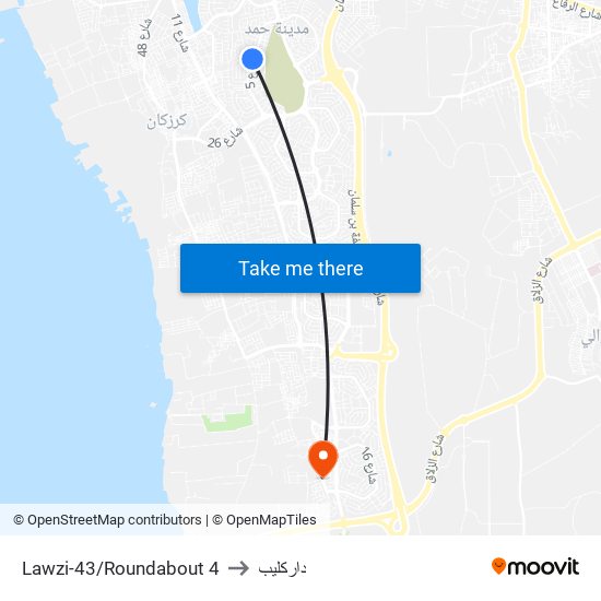 Lawzi-43/Roundabout 4 to داركليب map