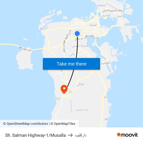 Sh. Salman Highway-1/Musalla to داركليب map