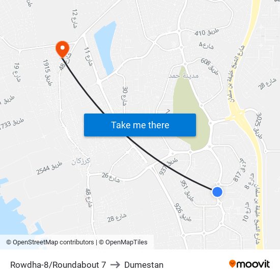 Rowdha-8/Roundabout 7 to Dumestan map