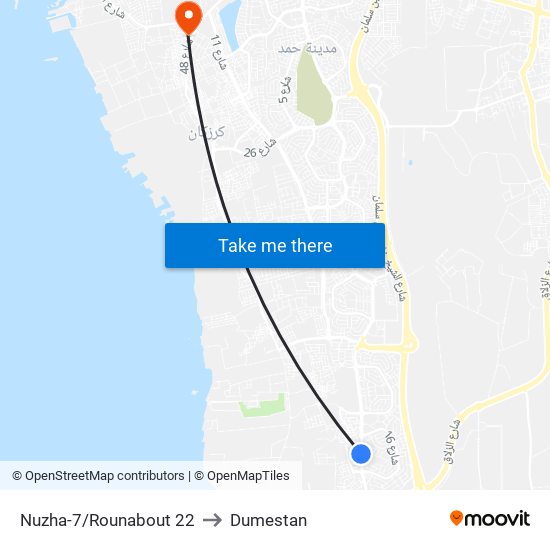 Nuzha-7/Rounabout 22 to Dumestan map