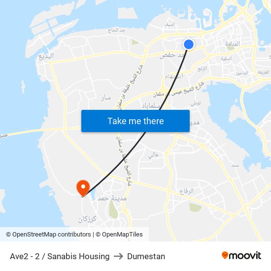 Ave2 - 2 / Sanabis Housing to Dumestan map