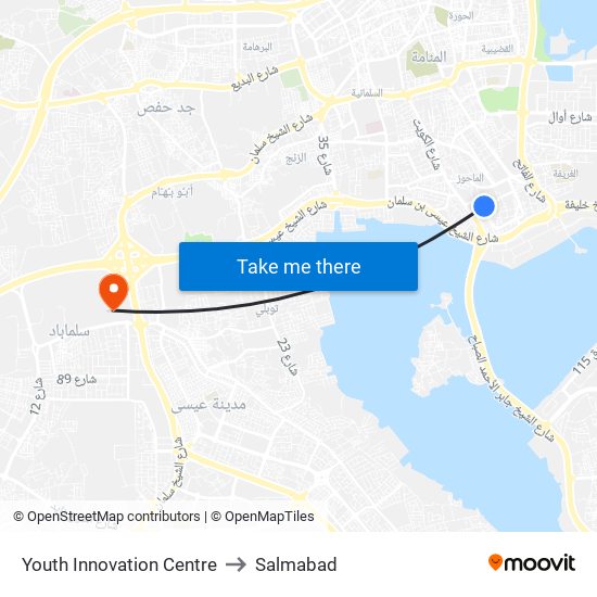 Youth Innovation Centre to Salmabad map