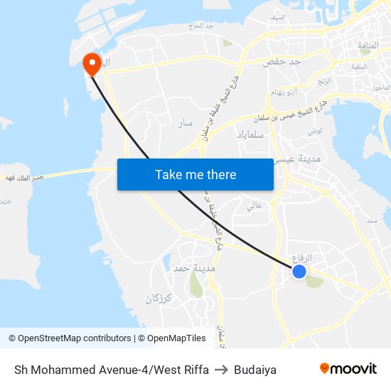 Sh Mohammed Avenue-4/West Riffa to Budaiya map