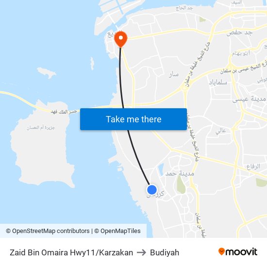 Zaid Bin Omaira Hwy11/Karzakan to Budiyah map