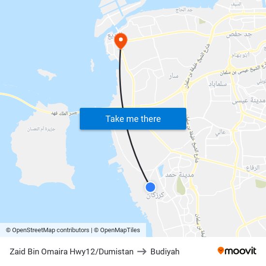 Zaid Bin Omaira Hwy12/Dumistan to Budiyah map