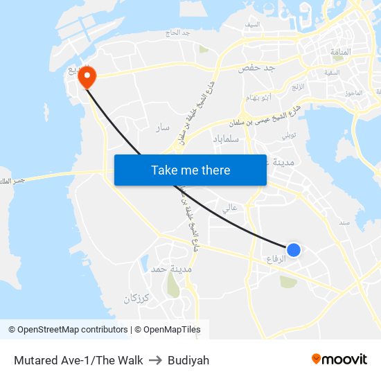 Mutared Ave-1/The Walk to Budiyah map