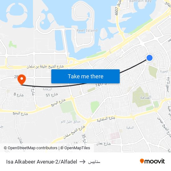 Isa Alkabeer Avenue-2/Alfadel to سنابيس map