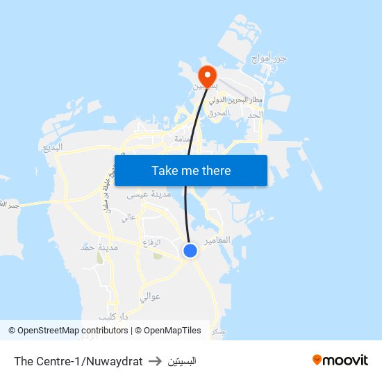 The Centre-1/Nuwaydrat to البسيتين map