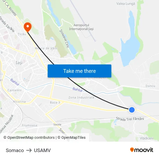 Somaco to USAMV map