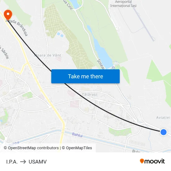 I.P.A. to USAMV map
