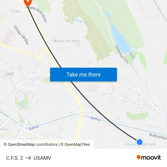 C.F.S. 2 to USAMV map