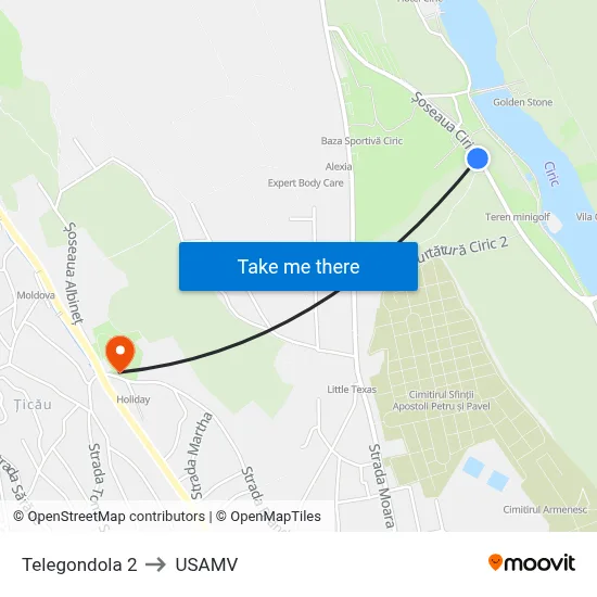 Telegondola 2 to USAMV map
