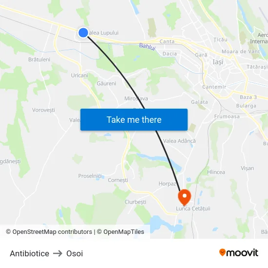Antibiotice to Osoi map