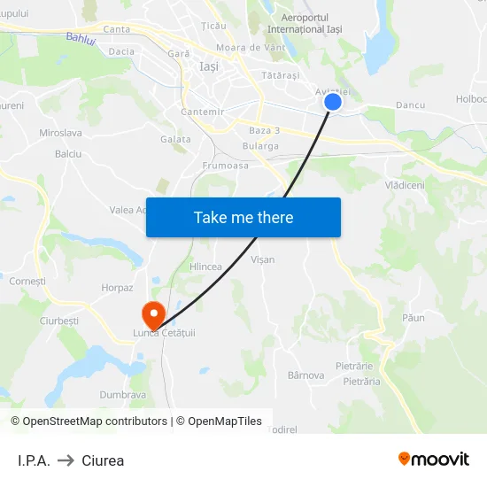 I.P.A. to Ciurea map
