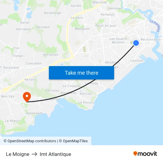 Le Moigne to Imt Atlantique map