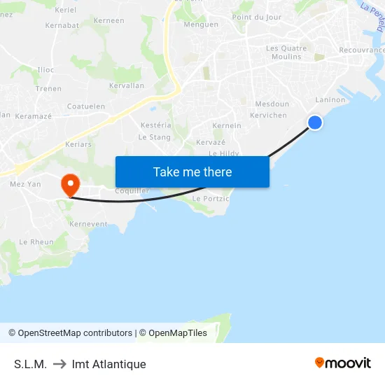 S.L.M. to Imt Atlantique map