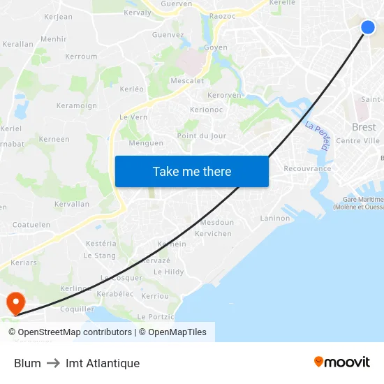 Blum to Imt Atlantique map