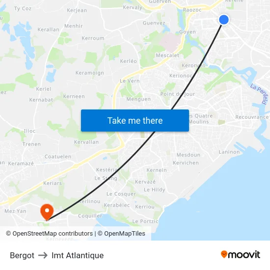 Bergot to Imt Atlantique map