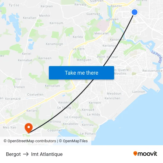 Bergot to Imt Atlantique map
