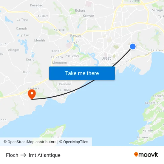 Floch to Imt Atlantique map
