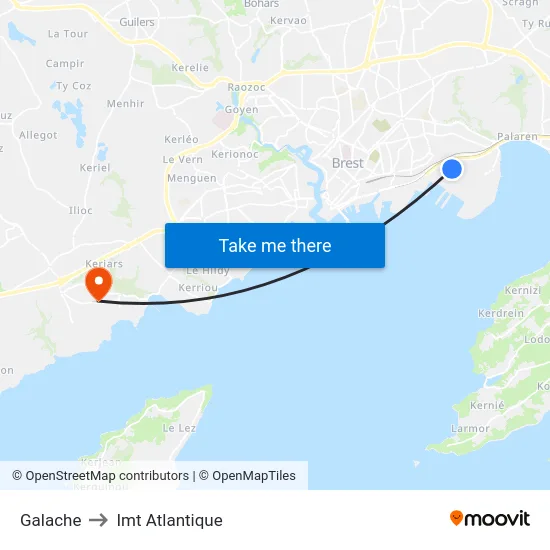 Galache to Imt Atlantique map