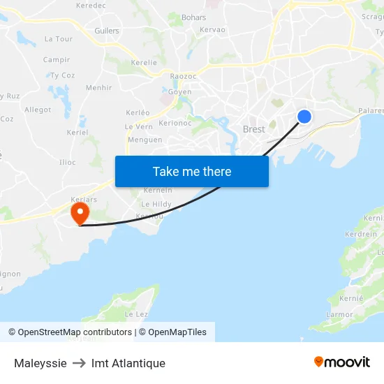 Maleyssie to Imt Atlantique map