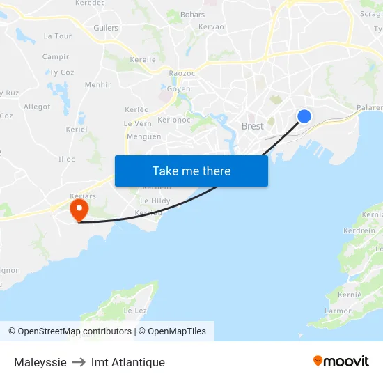 Maleyssie to Imt Atlantique map